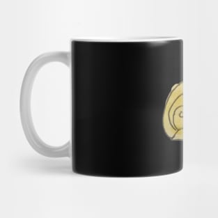 Yellow snail design Mug